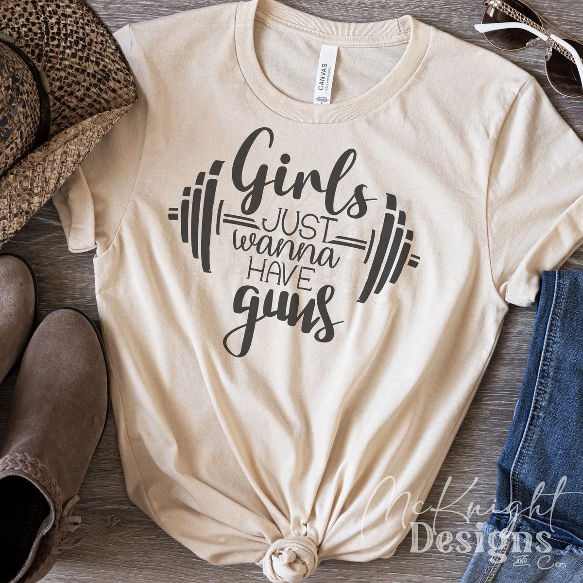 Digital Design SVG PNG - Gym - Lifting Girls Just Wanna - McKnight Designs & Co