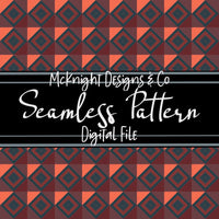 Seamless Pattern Digital Design - Geometric Diamonds - McKnight Designs & Co