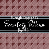 Seamless Pattern Digital Design - Geometric Diamonds - McKnight Designs & Co