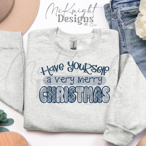 Have Yourself a Very Merry Christmas PNG Digital Design McKnight Designs & Co PNG Design
