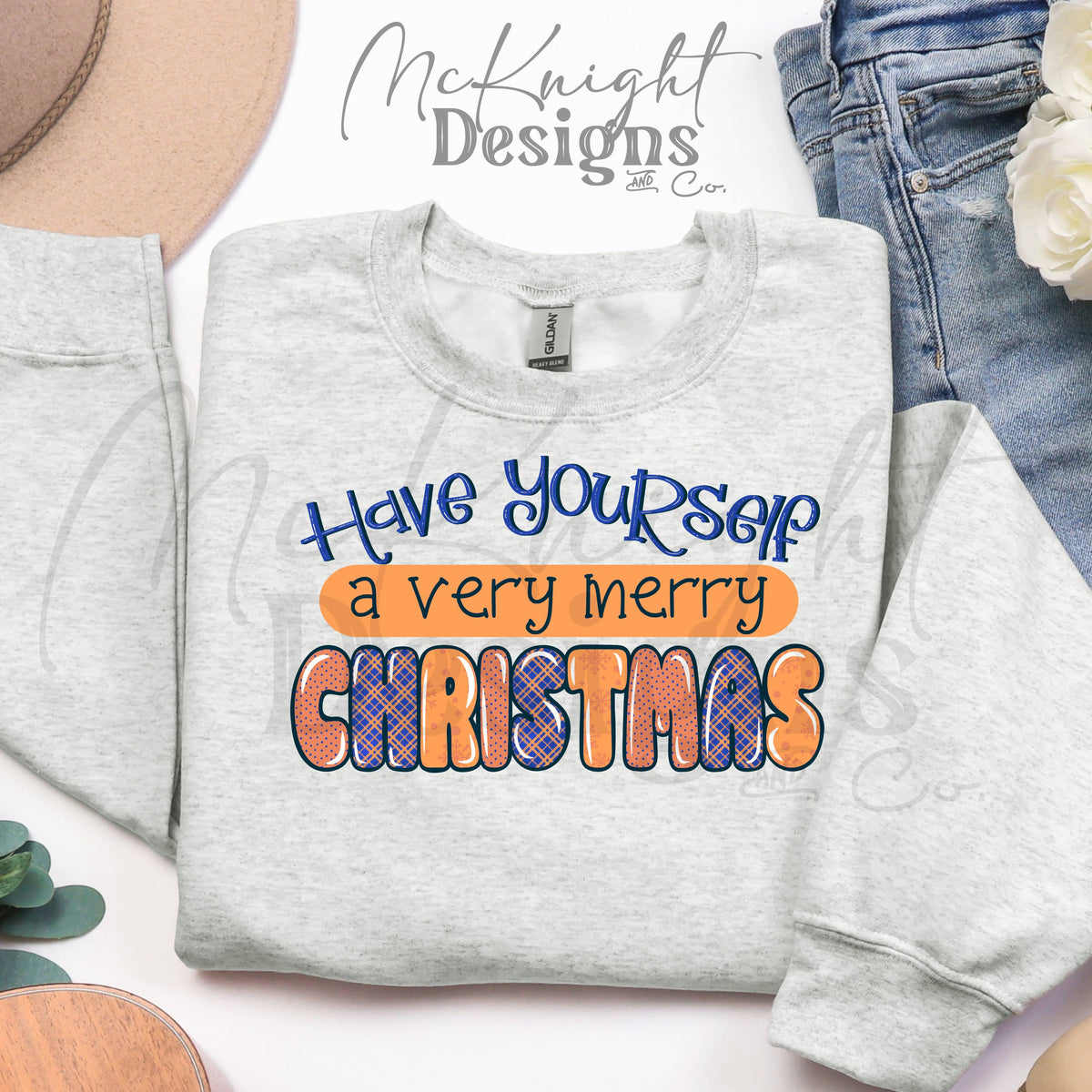 Have Yourself a Very Merry Christmas PNG Digital Design McKnight Designs & Co PNG Design