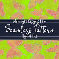 Hand-Drawn Watercolor Butterfly Seamless Pattern McKnight Designs & Co Seamless Pattern File