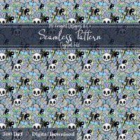 Rock Girly Pastel Punk Checkerboard Seamless Pattern McKnight Designs & Co Seamless Pattern File