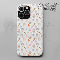 Easter Christian Seamless Pattern – Cross & Bunny Pastel Spring Design – Digital Download McKnight Designs & Co Seamless Pattern File