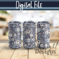 Moody Spring Floral Seamless Pattern – Dark Botanical Flowers, Modern Cottage Design