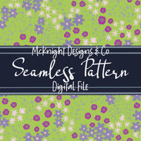 Messy Ditsy Floral Seamless Pattern - Floral Repeat McKnight Designs & Co Seamless Pattern File