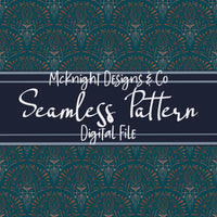 Art Deco Ornamental Seamless Pattern McKnight Designs & Co Seamless Pattern File