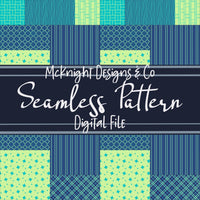 Patchwork Quilt Seamless Pattern PNG Designs McKnight Designs & Co Seamless Pattern File