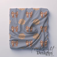 Coquette Painted Rose & Bow Seamless Pattern McKnight Designs & Co Seamless Pattern File