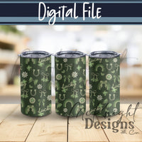 St. Patrick’s Day Lucky Seamless Pattern | Clover Bow Rainbow Irish Charm McKnight Designs & Co Seamless Pattern File