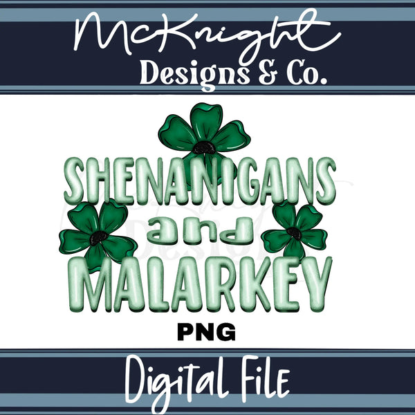 Digital Design PNG - Floral Shenanigans and Malarkey - McKnight Designs & Co