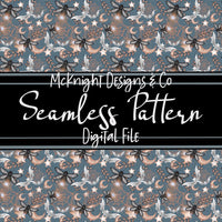 Seamless Pattern Digital Design - Spooky Fireflies - McKnight Designs & Co