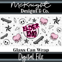 Can Wrap Digital Design - Elder Emo - McKnight Designs & Co