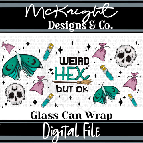 Can Wrap Digital Design - Weird Hex But OK - McKnight Designs & Co