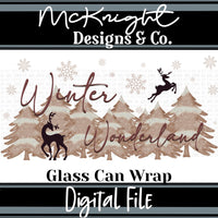 Can Wrap Digital Design - Winter Wonderland - McKnight Designs & Co