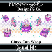 Can Wrap Digital Design - Witchy Cauldron - McKnight Designs & Co