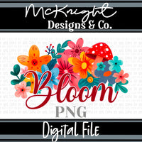 Digital PNG Design - Bloom Florals - McKnight Designs & Co