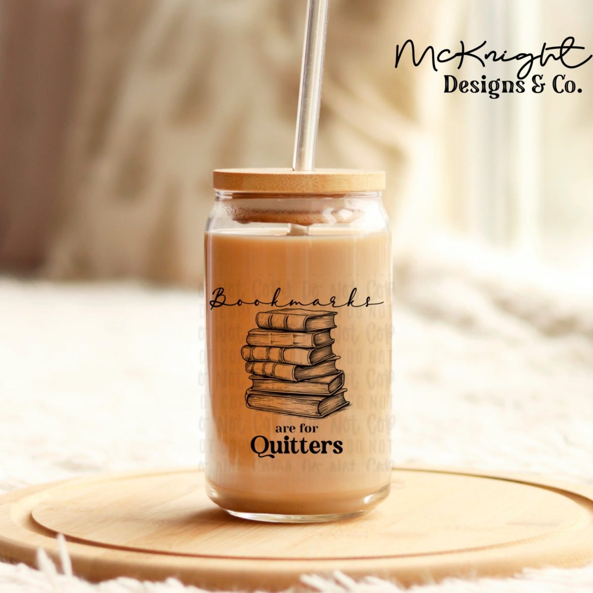 Digital PNG Design - Bookmarks are for Quitters - McKnight Designs & Co