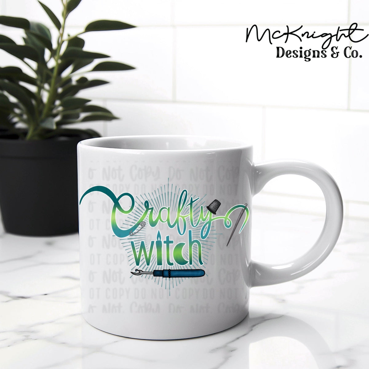 Digital PNG Design - Crafty Witch - McKnight Designs & Co