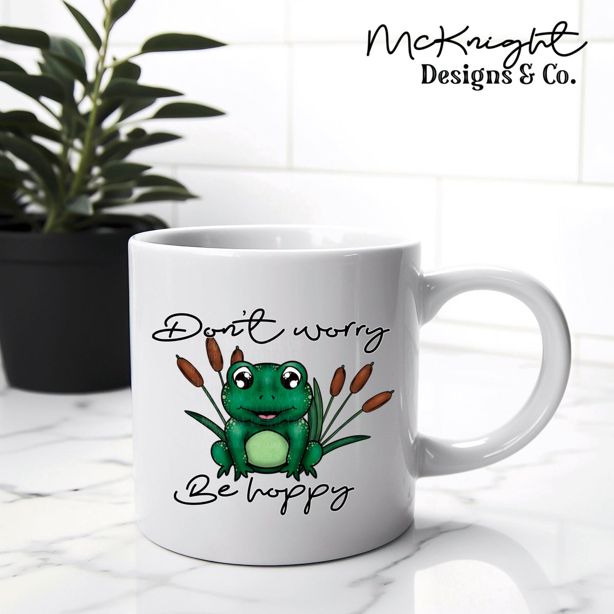 Digital PNG Design - Don’t Worry, Be Hoppy - McKnight Designs & Co