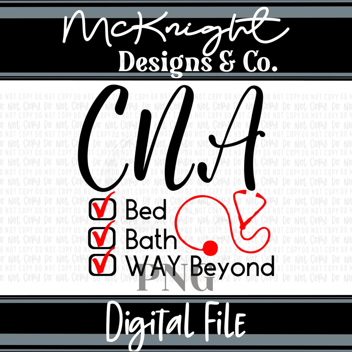 Digital PNG SVG Design - CNA - Bed Bath & Way Beyond - McKnight Designs & Co