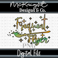 Digital PNG SVG Design - Witchy - Frequent Flyer - McKnight Designs & Co