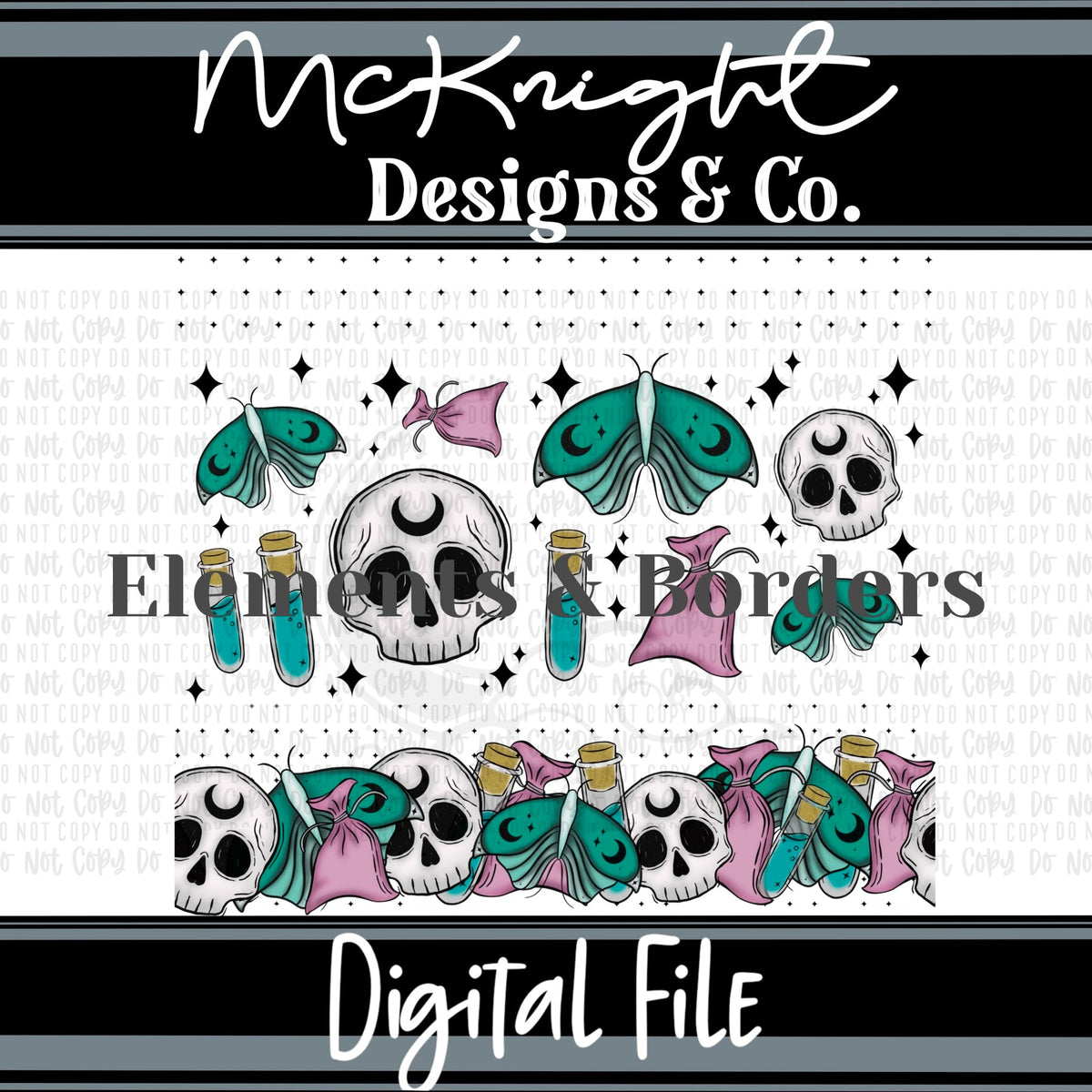 Elements & Borders - Witchy - Weird Hex but Ok - McKnight Designs & Co