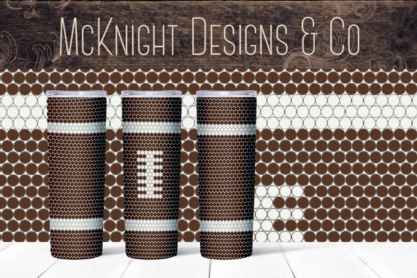 Rhinestone Pattern Guide - 20SS/5mm - 20 oz - Football - McKnight Designs & Co