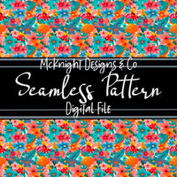 Seamless Pattern Digital Design - Bloom Floral - McKnight Designs & Co