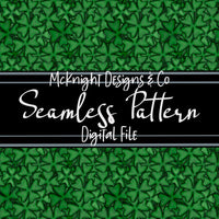 Seamless Pattern Digital Design - Clover - McKnight Designs & Co