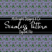 Seamless Pattern Digital Design - Don’t Worry, Be Hoppy - McKnight Designs & Co