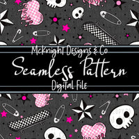 Seamless Pattern Digital Design - Elder Emo - McKnight Designs & Co