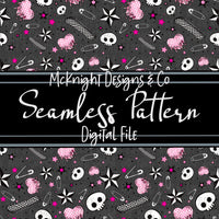 Seamless Pattern Digital Design - Elder Emo - McKnight Designs & Co