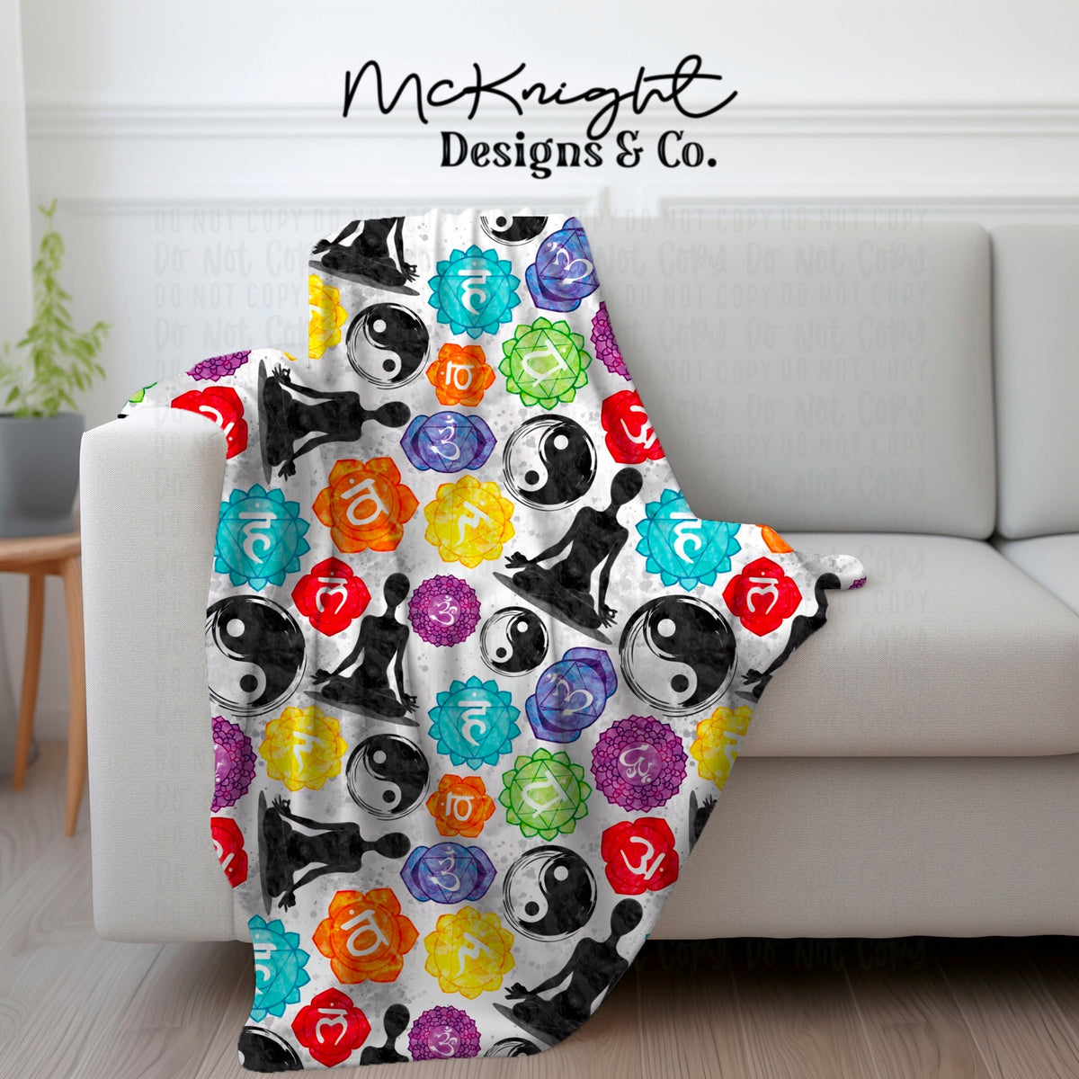 Seamless Pattern Digital Design - Find Your Balance - McKnight Designs & Co