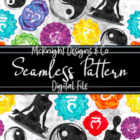 Seamless Pattern Digital Design - Find Your Balance - McKnight Designs & Co