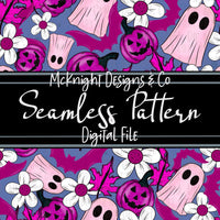 Seamless Pattern Digital Design - Girly Fall Fun - McKnight Designs & Co