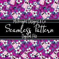 Seamless Pattern Digital Design - Girly Fall Fun - McKnight Designs & Co