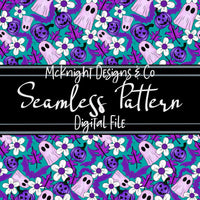 Seamless Pattern Digital Design - Girly Fall Fun - McKnight Designs & Co