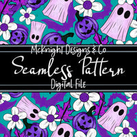 Seamless Pattern Digital Design - Girly Fall Fun - McKnight Designs & Co