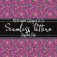 Seamless Pattern Digital Design - Mushrooms, Sun & Flowers - Stay Trippy, Little Hippie v3 - McKnight Designs & Co