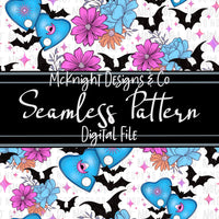 Seamless Pattern Digital Design - Spooky Planchettes - McKnight Designs & Co