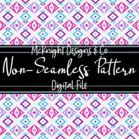 Simple Non - Seamless Print (Coordinating Pattern) Diamonds - McKnight Designs & Co