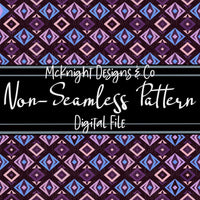 Simple Non - Seamless Print (Coordinating Pattern) Diamonds - McKnight Designs & Co