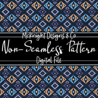 Simple Non - Seamless Print (Coordinating Pattern) Diamonds - McKnight Designs & Co