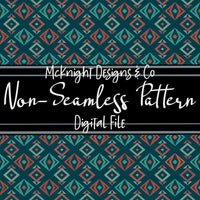 Simple Non - Seamless Print (Coordinating Pattern) Diamonds - McKnight Designs & Co