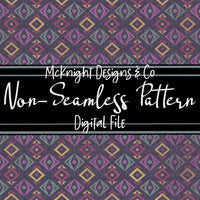 Simple Non - Seamless Print (Coordinating Pattern) Diamonds - McKnight Designs & Co