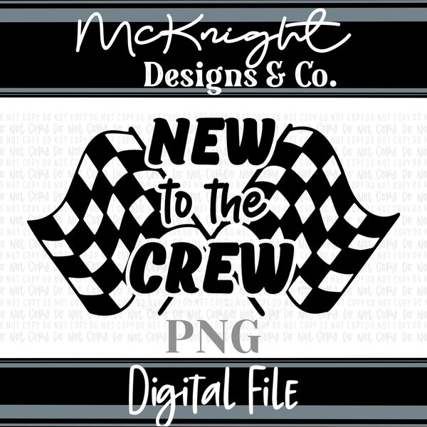 Single Color Digital Design - Sports - New To The Crew - McKnight Designs & Co