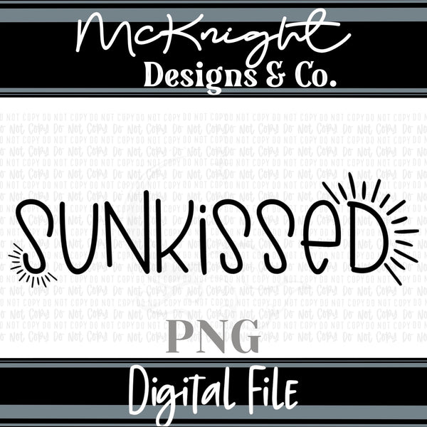 Single Color Digital Design - Sunkissed - McKnight Designs & Co