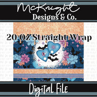 Tumbler Wrap Digital Design - 20 oz - Spooky Planchettes - McKnight Designs & Co