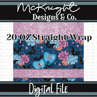 Tumbler Wrap Digital Design - 20 oz - Spooky Planchettes - McKnight Designs & Co